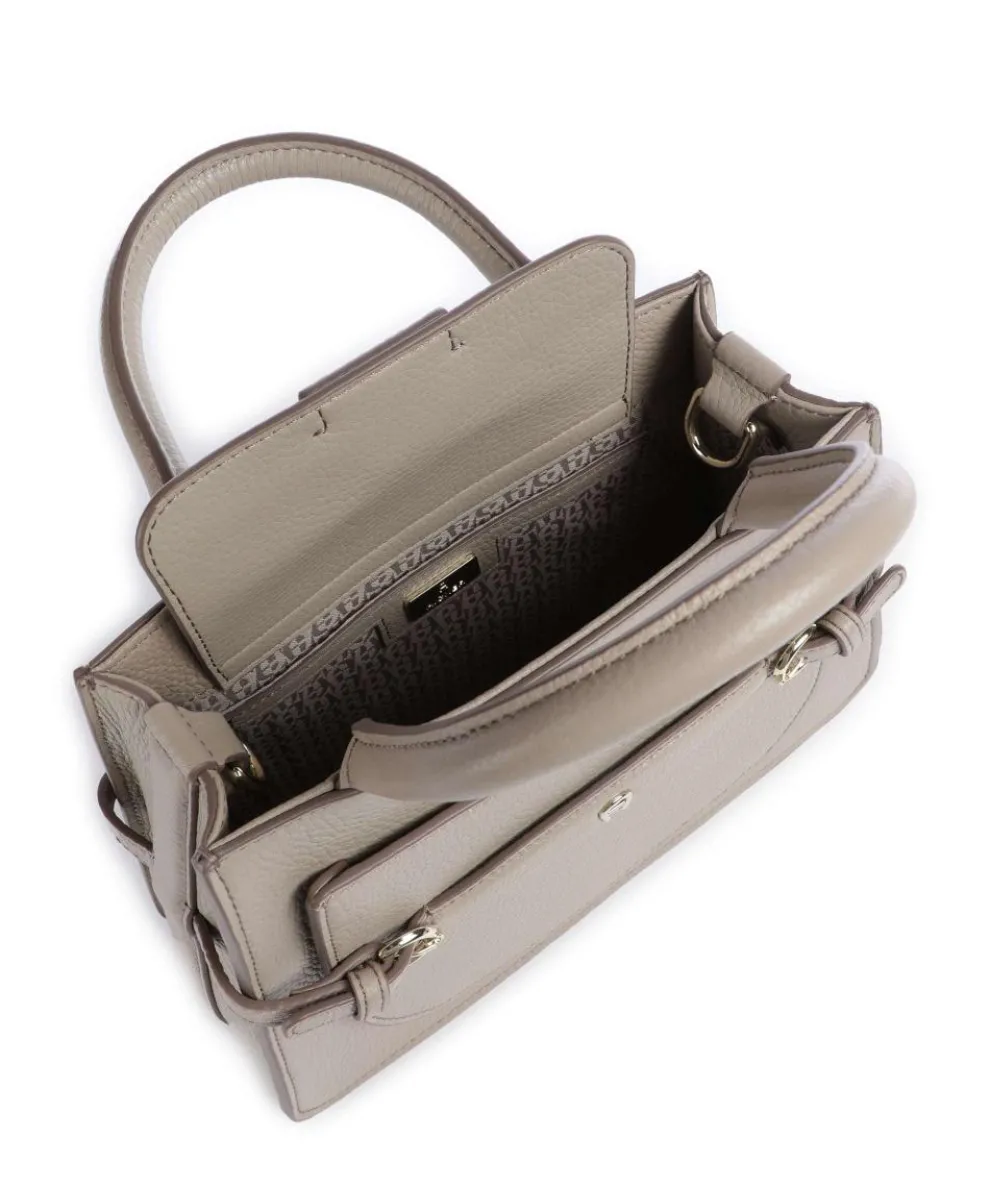 Cavallo M Handbag grained cow leather beige