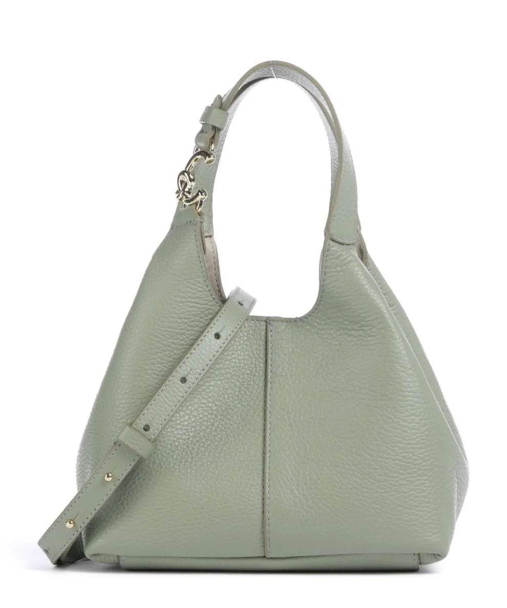 C-Easy Handbag grained leather greygreen