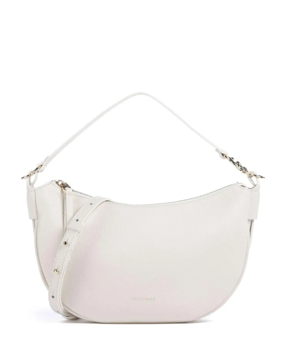 C-Easy Shoulder bag grained leather white