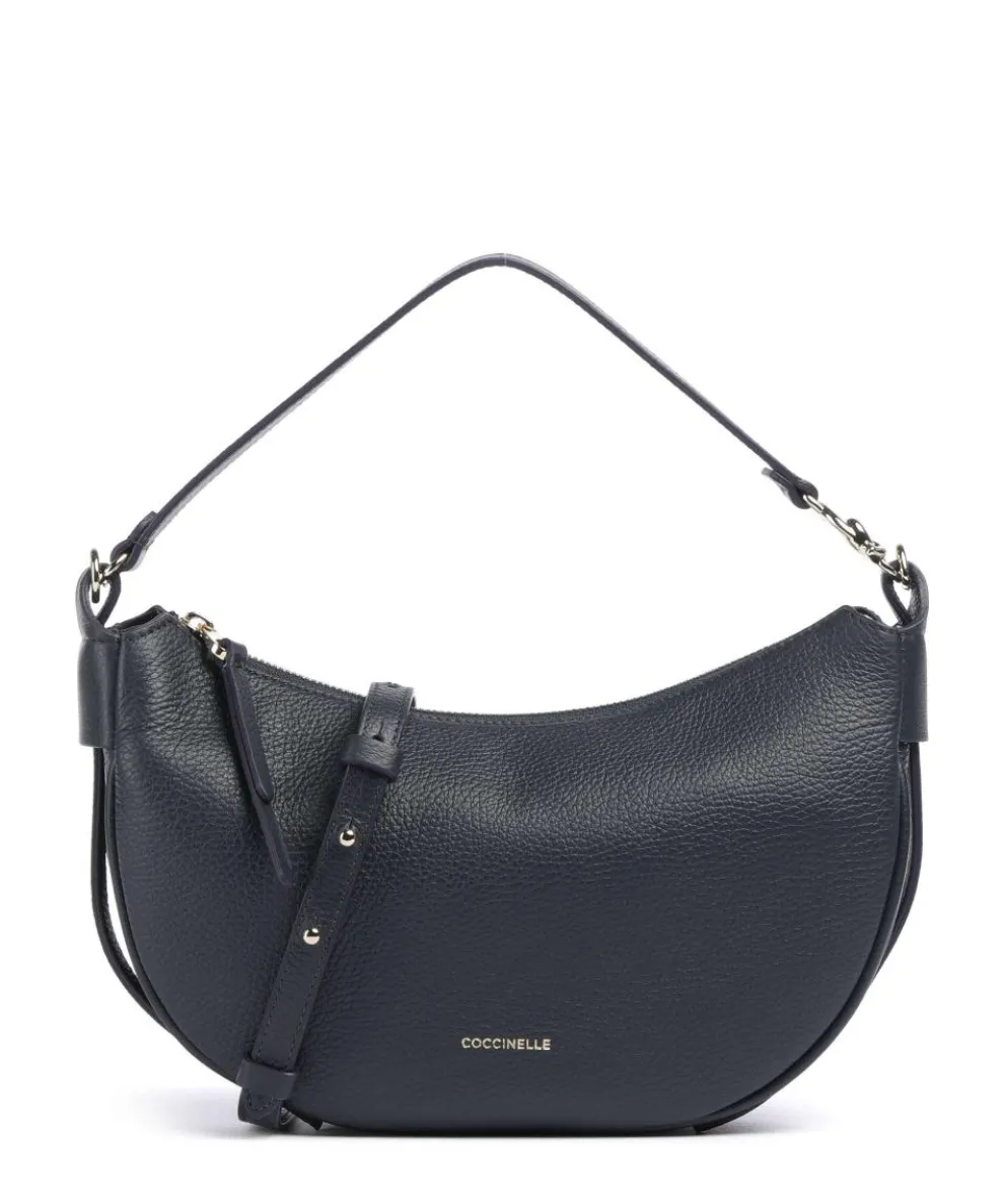 C-Easy Shoulder bag grained leather navy