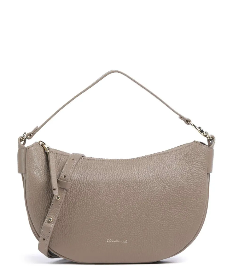 C-Easy Shoulder bag grained leather taupe