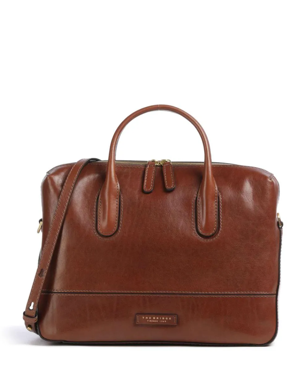 Iolanda Briefcase 13″ fine grain cow leather brown