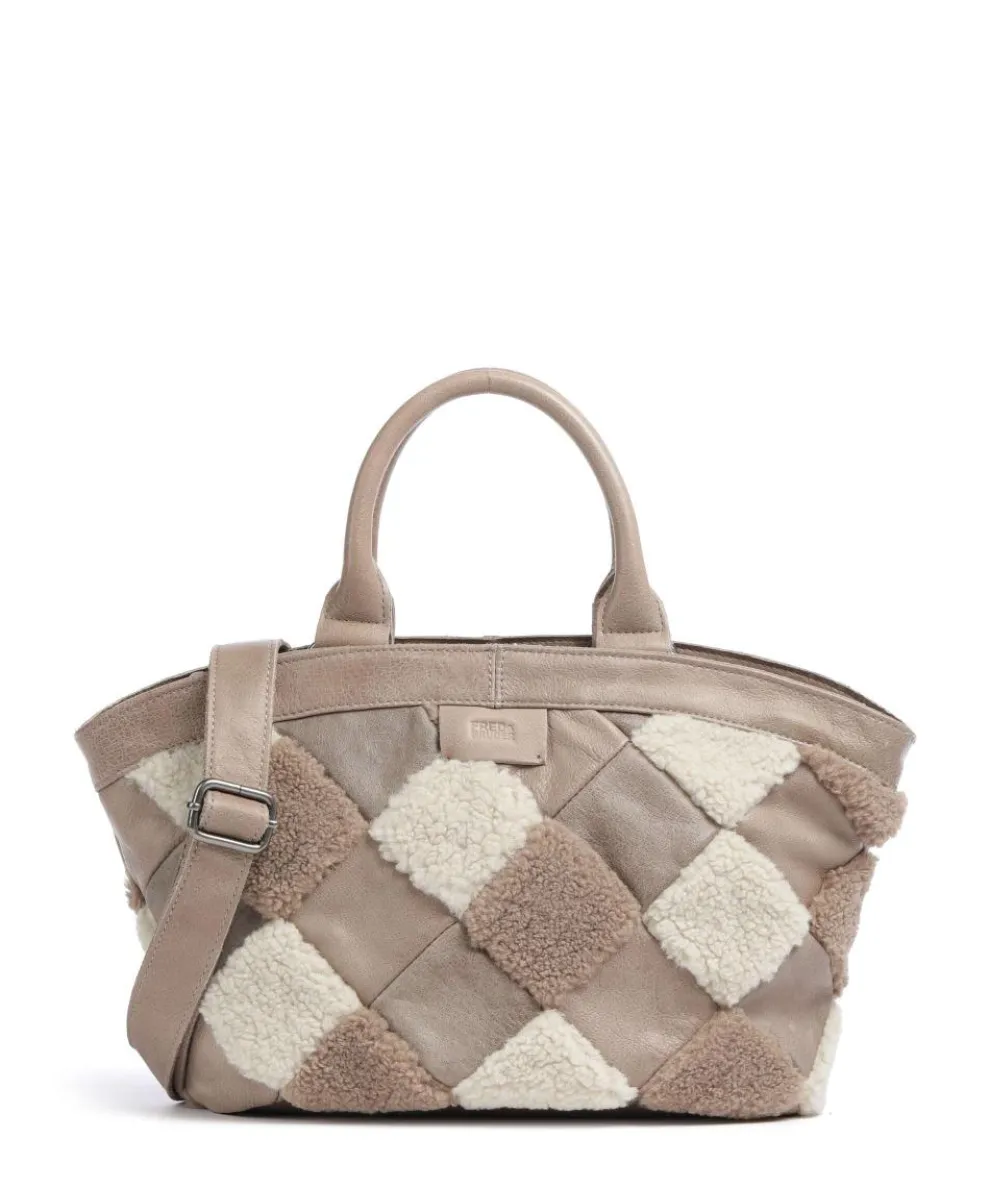 Check My Bag Handbag faux fur, leather multicolour