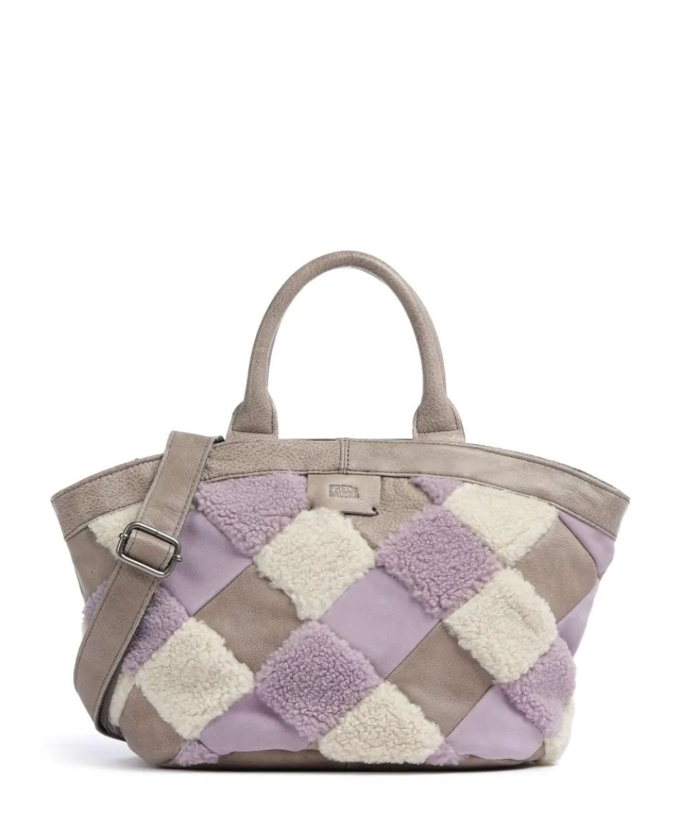 Check My Bag Handbag faux fur, leather multicolour
