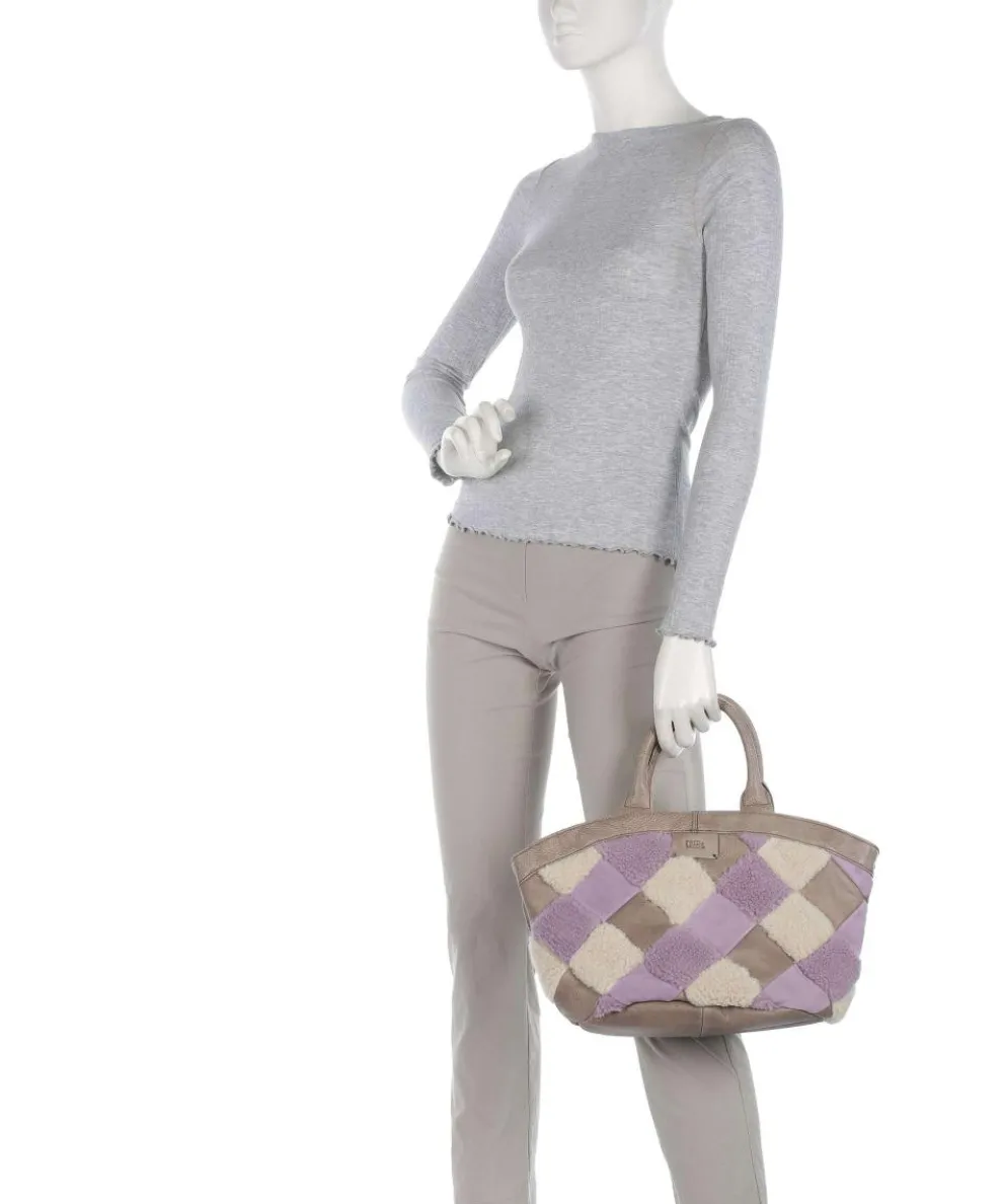 Check My Bag Handbag faux fur, leather multicolour