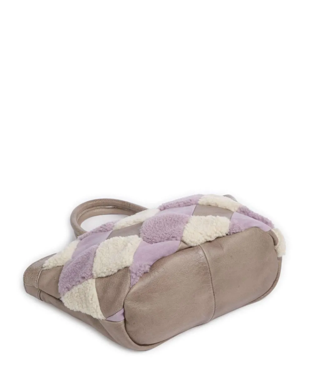 Check My Bag Handbag faux fur, leather multicolour