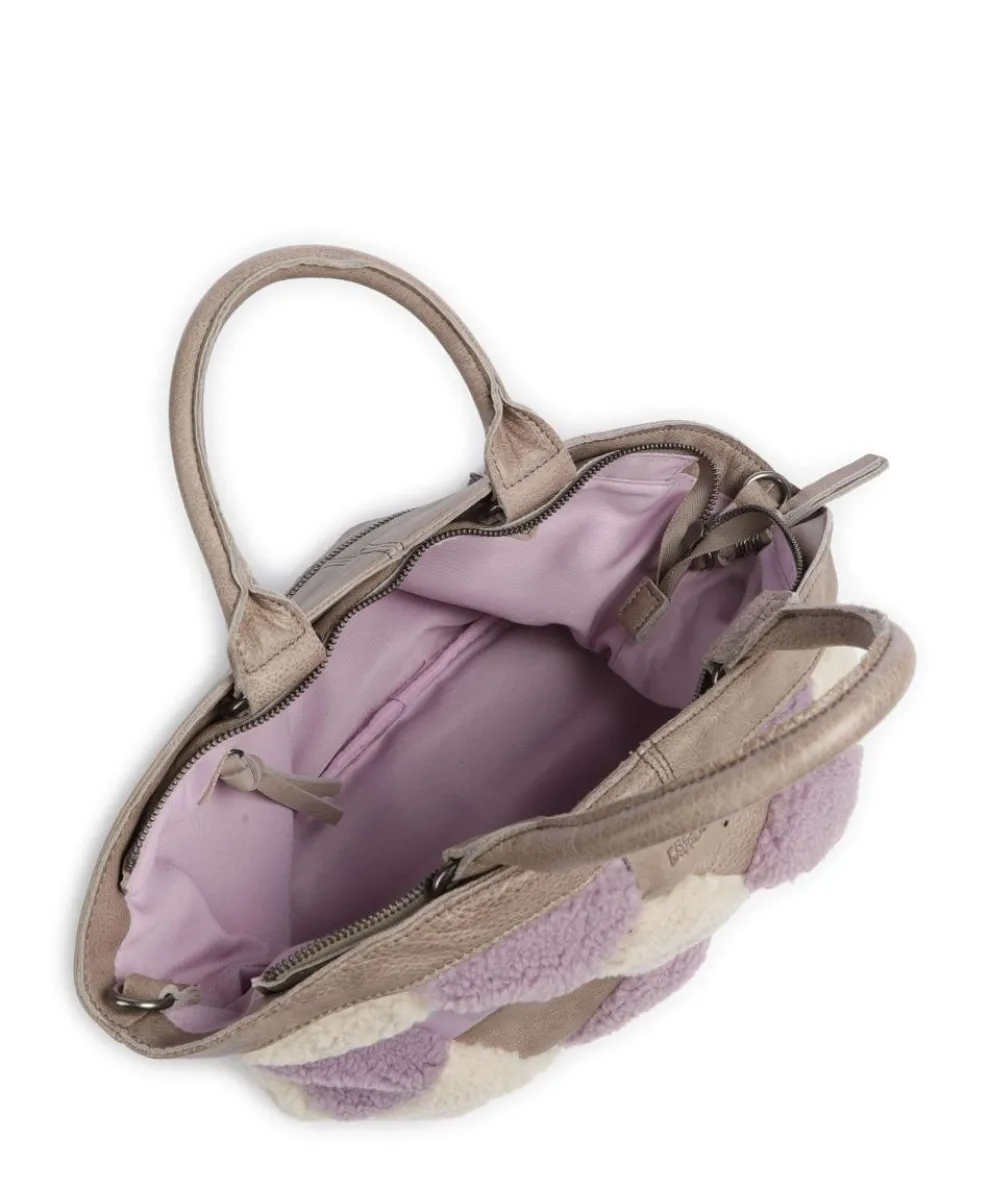 Check My Bag Handbag faux fur, leather multicolour