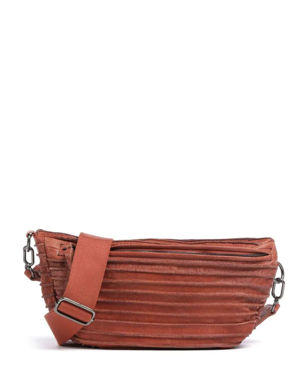 Check My Bag mini Crossbody bag grained leather platino