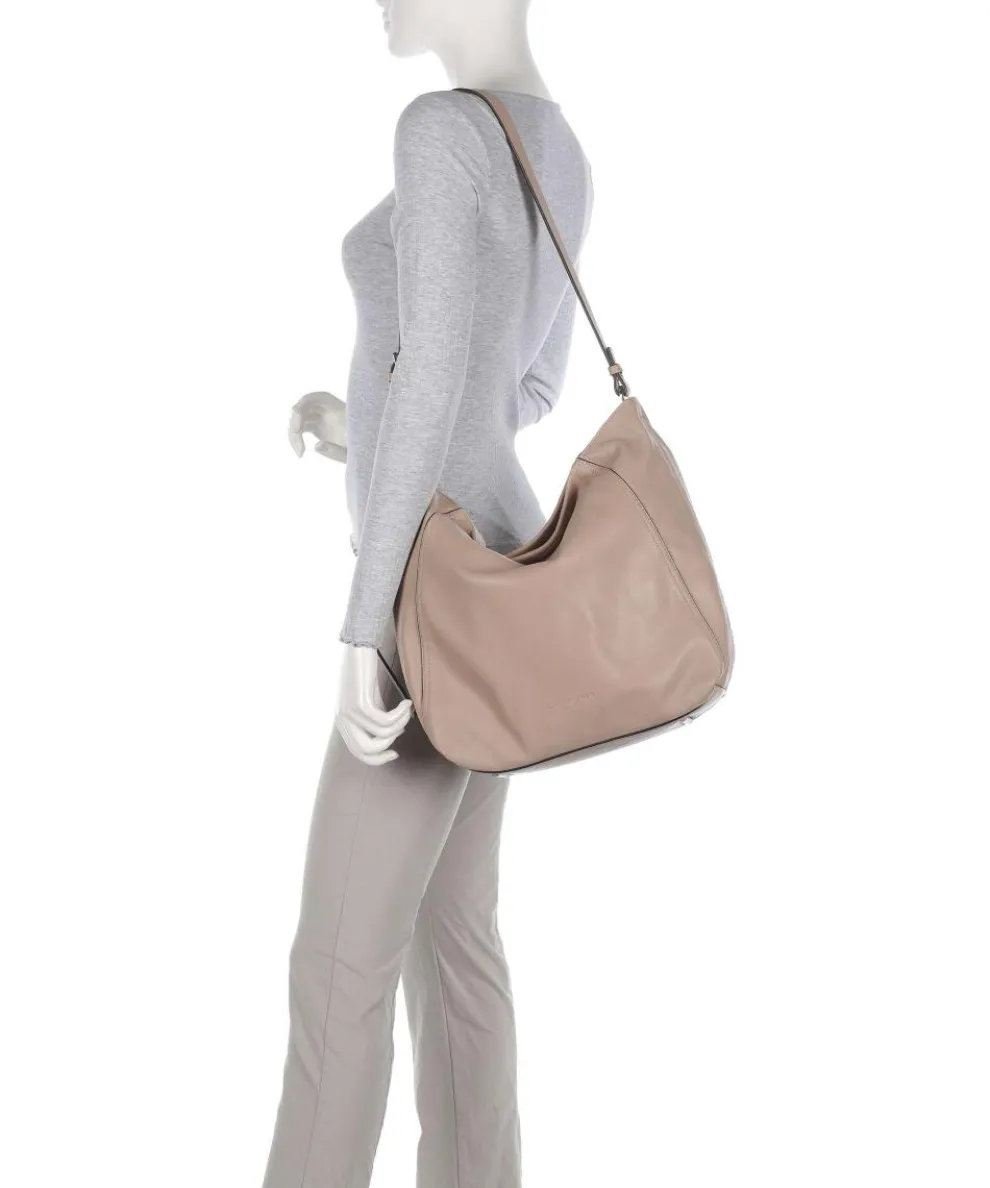Chudy Sheep Natural L Hobo bag sheepskin leather beige