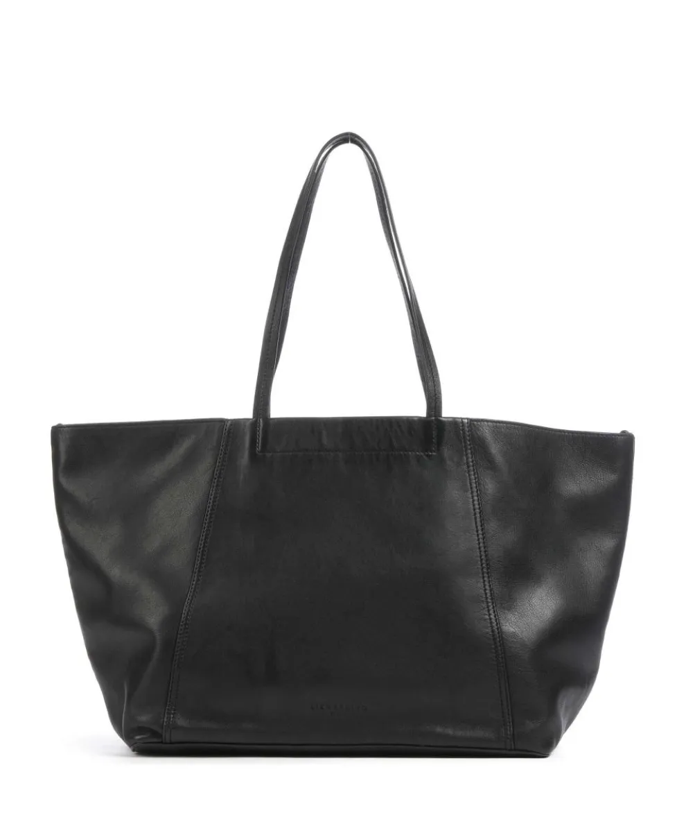 Chudy Sheep Natural L Tote bag sheepskin leather black