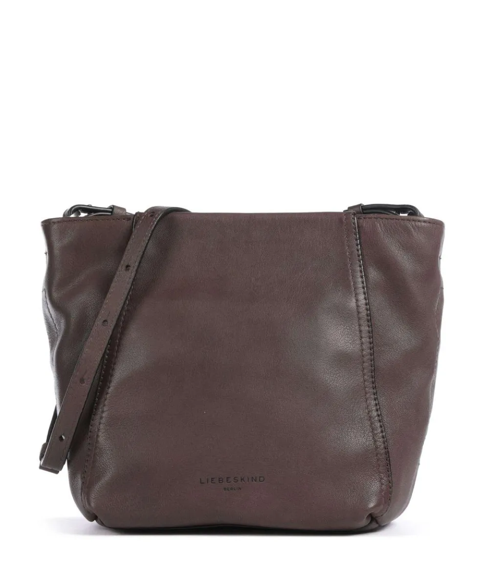 Chudy Sheep Natural S Crossbody bag sheepskin leather dark brown
