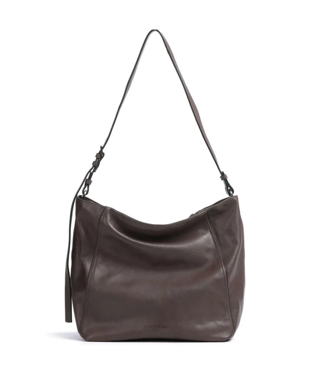 Chudy Sheep Natural L Hobo bag sheepskin leather dark brown