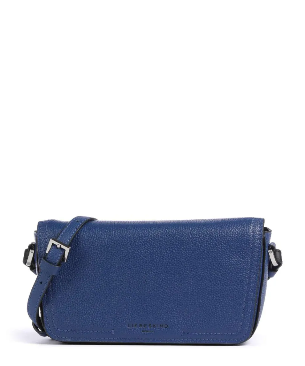 Chudy Small Pebble S Crossbody bag grained cow leather blue