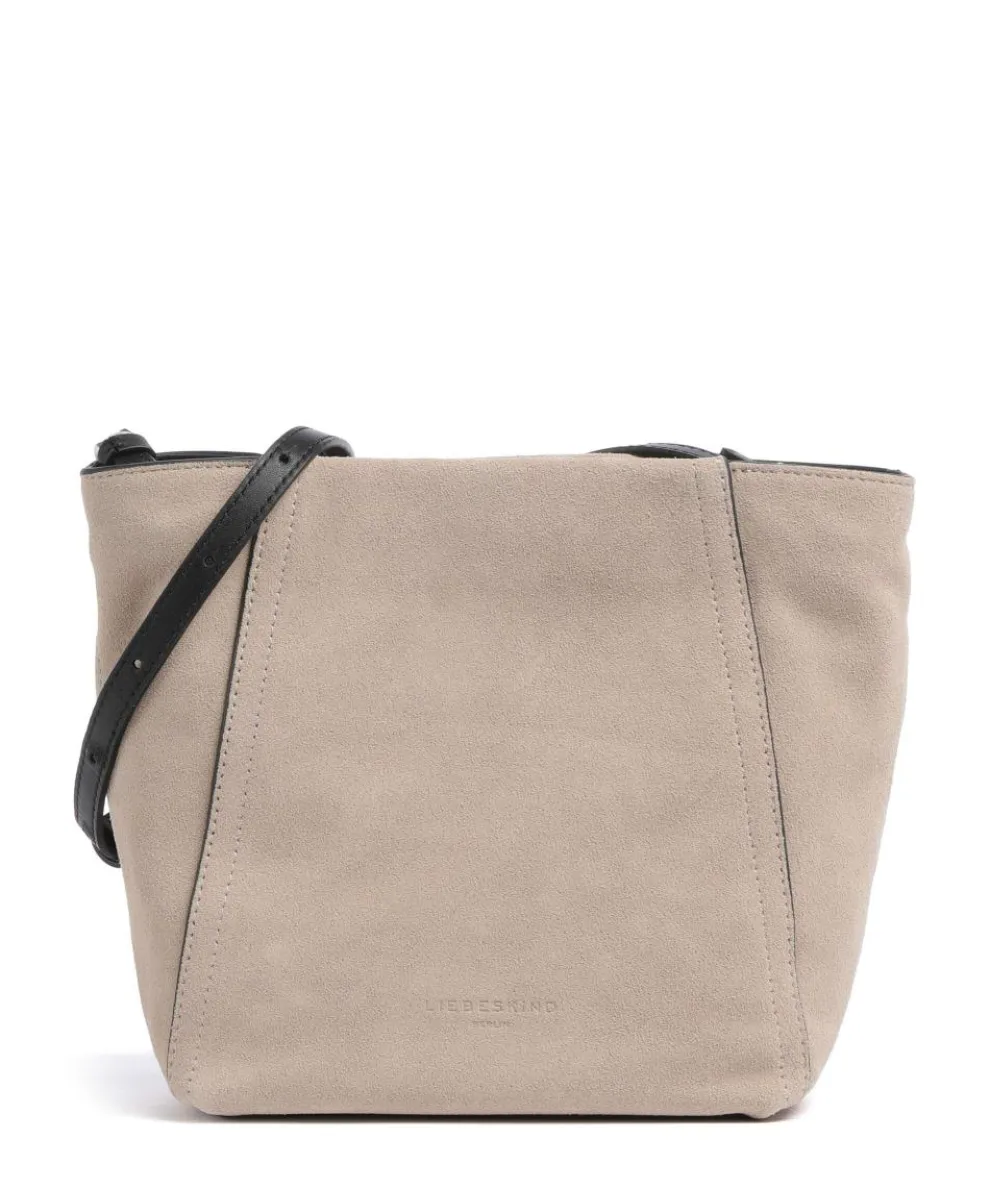 Chudy Suede S Crossbody bag brushed cow leather beige