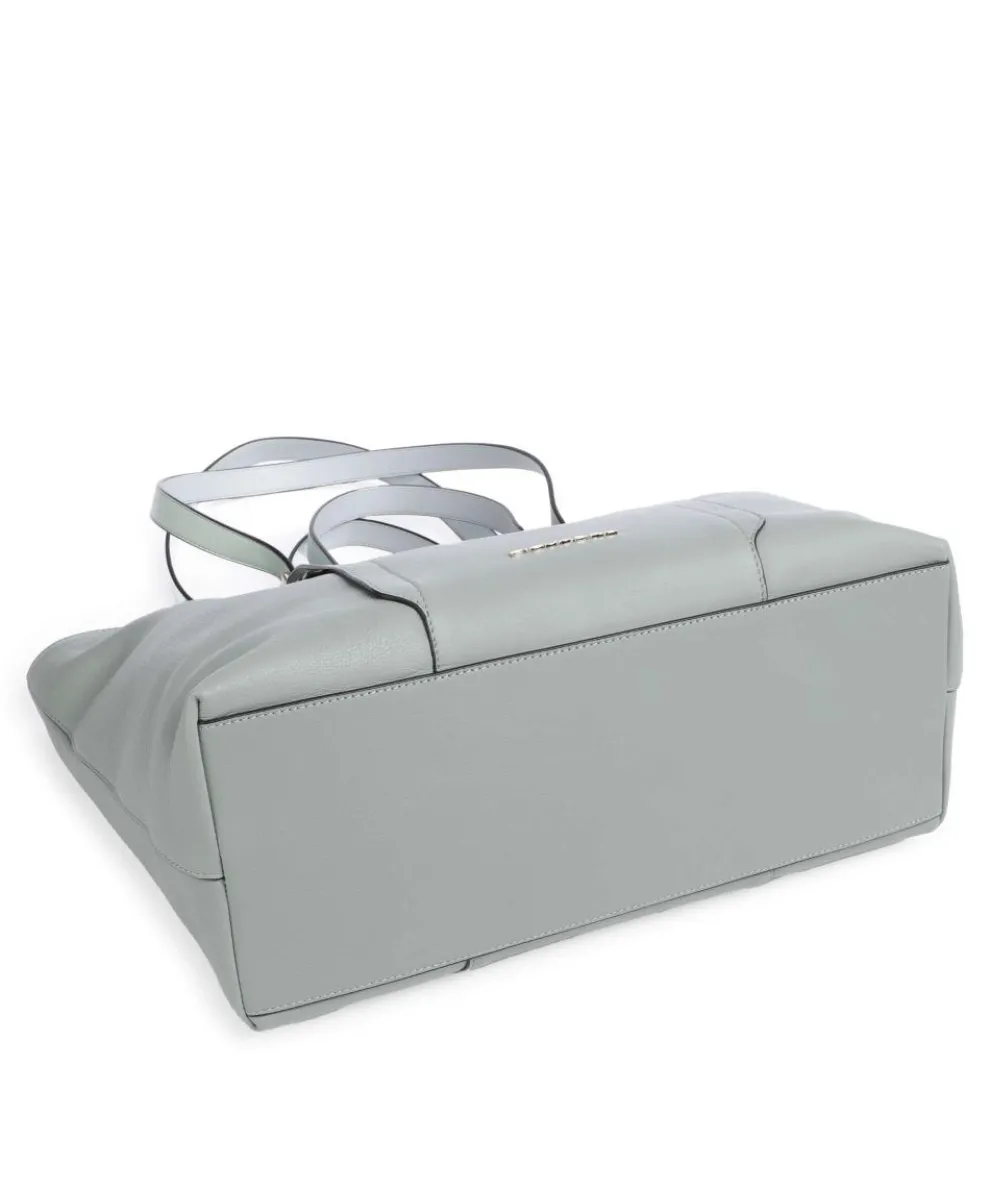 Circle Tote bag 15″ fine grain cow leather mint green