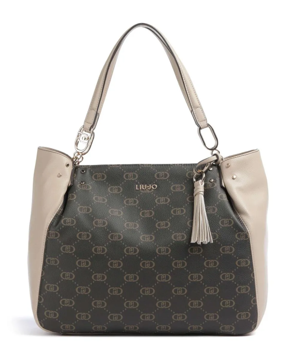 Cirry M Tote bag imitation leather beige