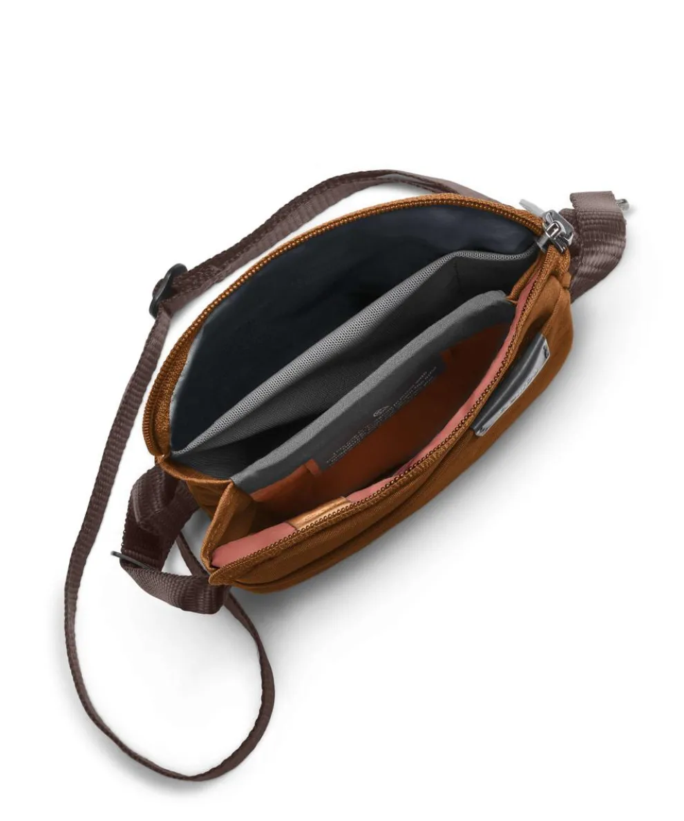 City Crossbody bag recycled nylon bronze