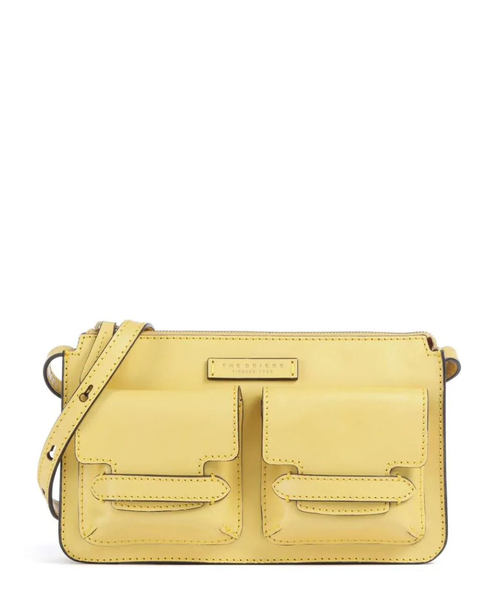 Lucrezia Crossbody bag fine grain cow leather yellow