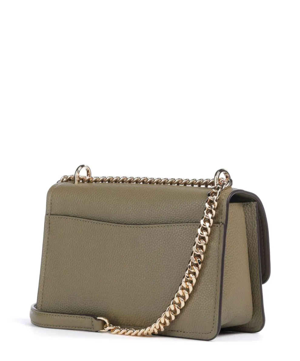Claire Large Shoulder bag grained cow leather khaki