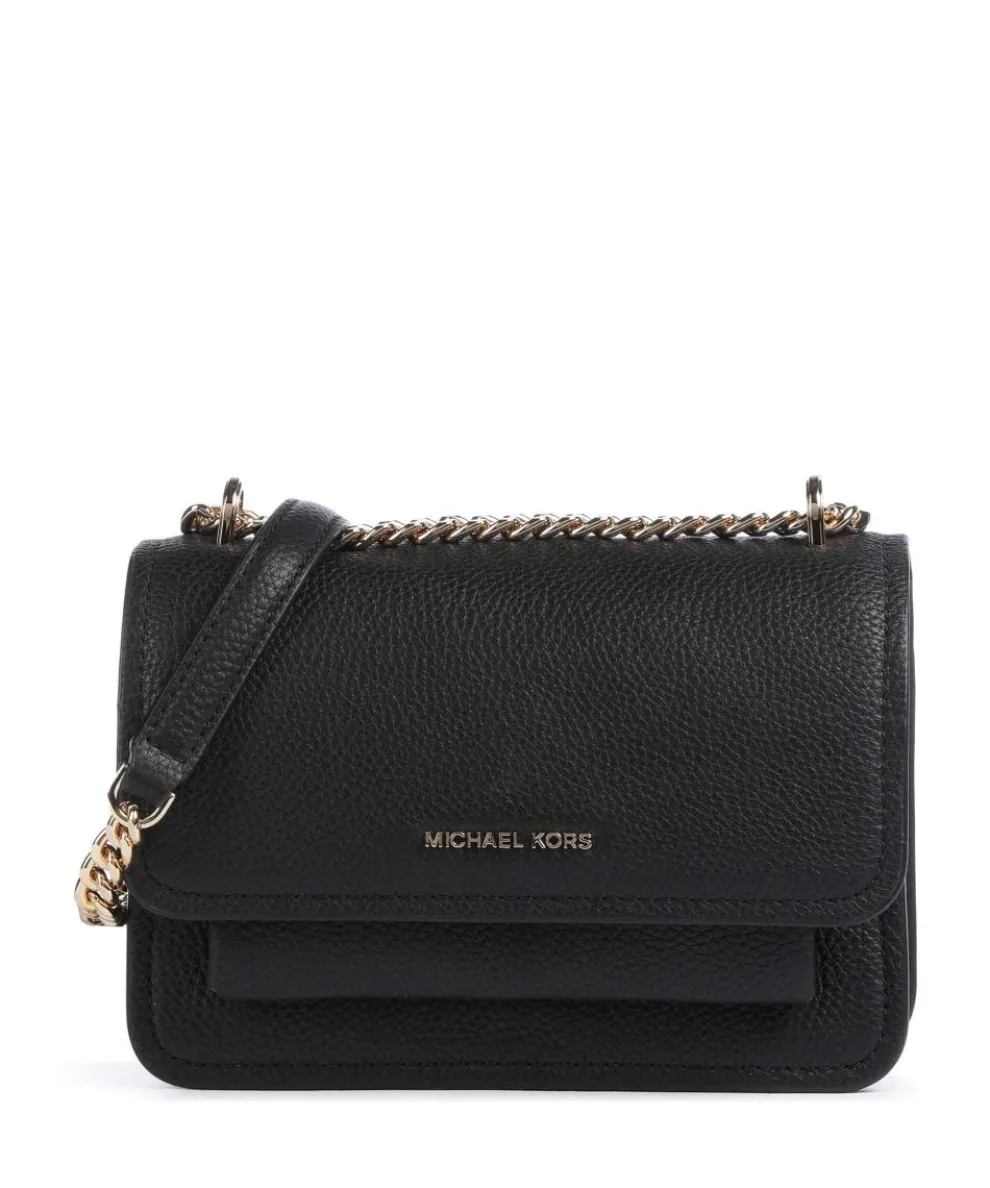 Claire Small Shoulder bag grained cow leather black