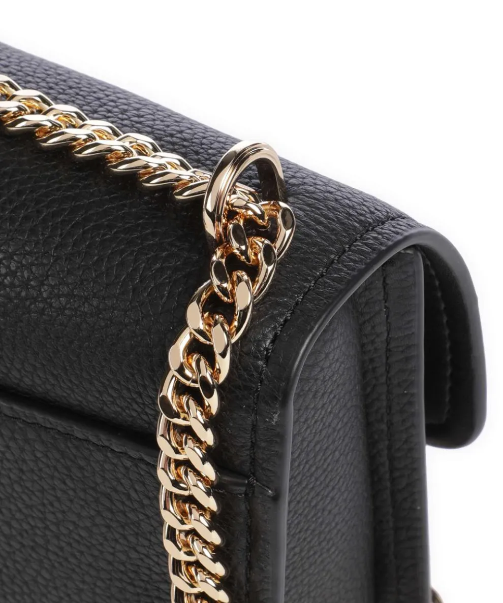 Claire Small Shoulder bag grained cow leather black