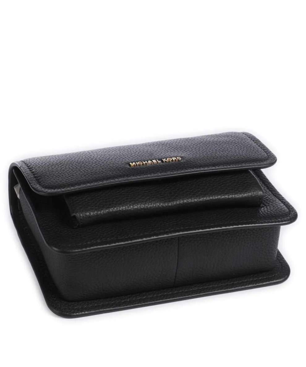 Claire Small Shoulder bag grained cow leather black