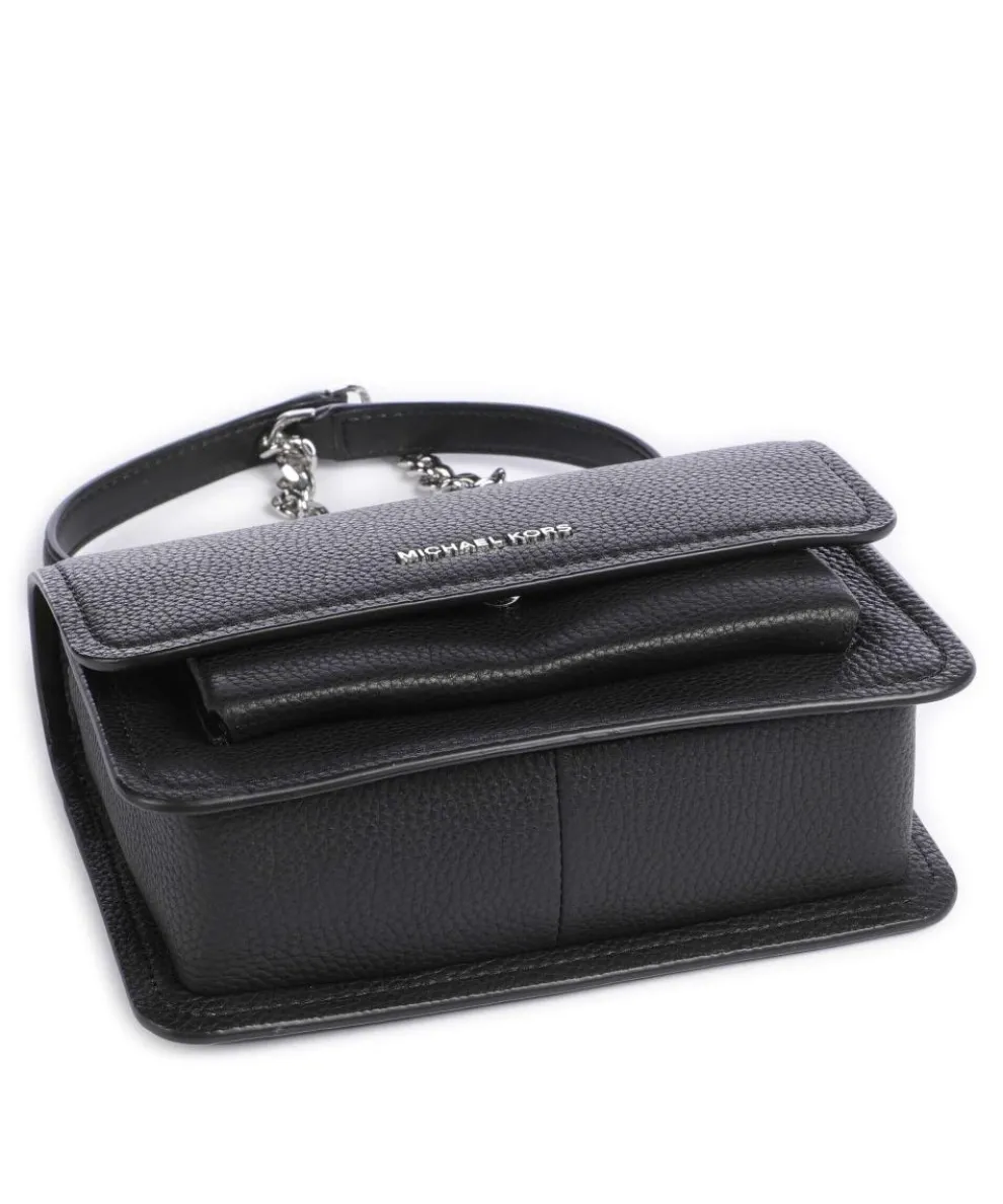 Claire Small Shoulder bag grained cow leather black