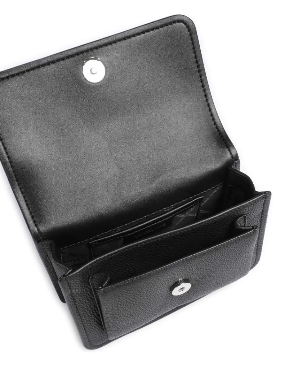 Claire Small Shoulder bag grained cow leather black