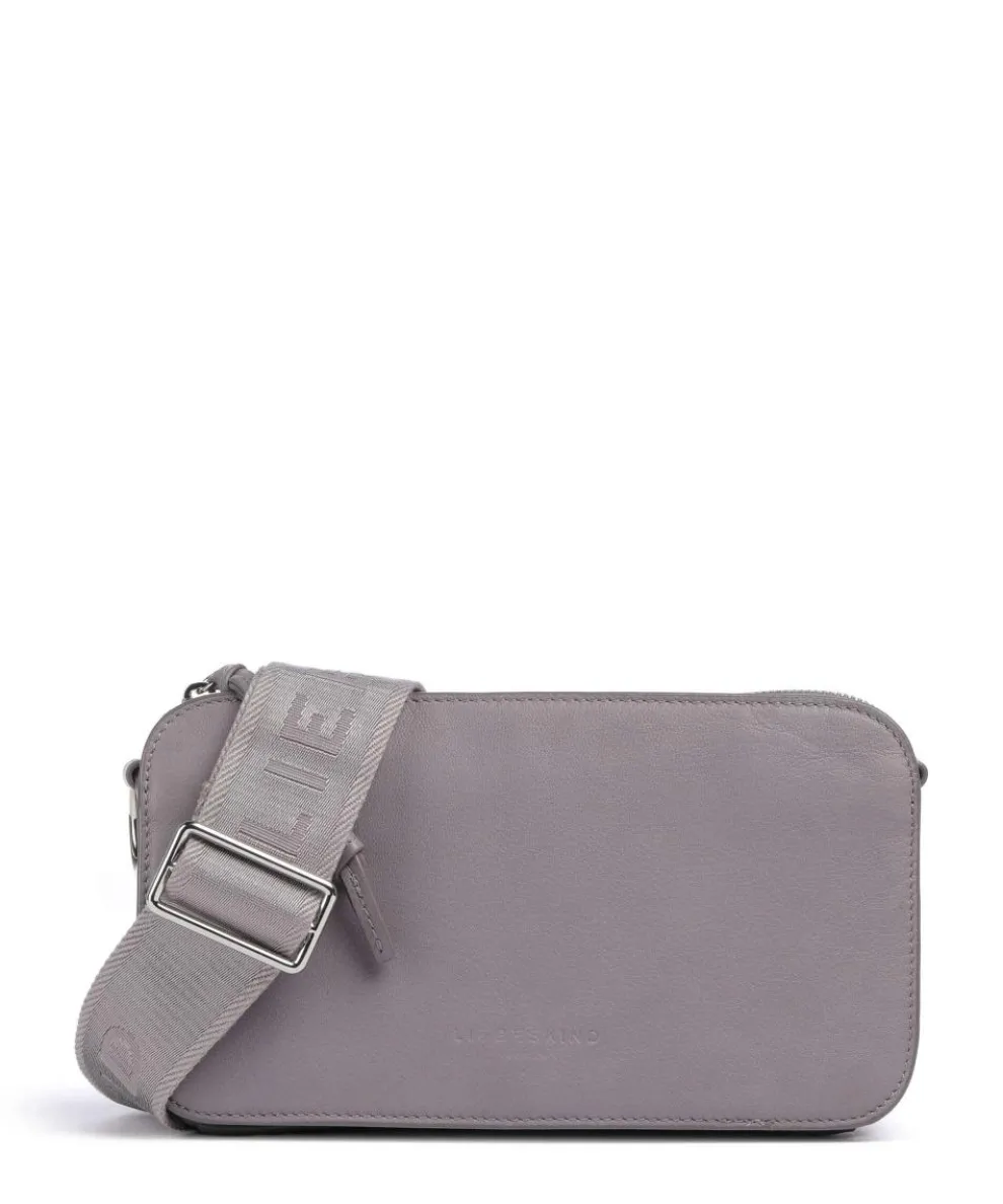 Clarice Sheep Natural Crossbody bag sheepskin leather violet