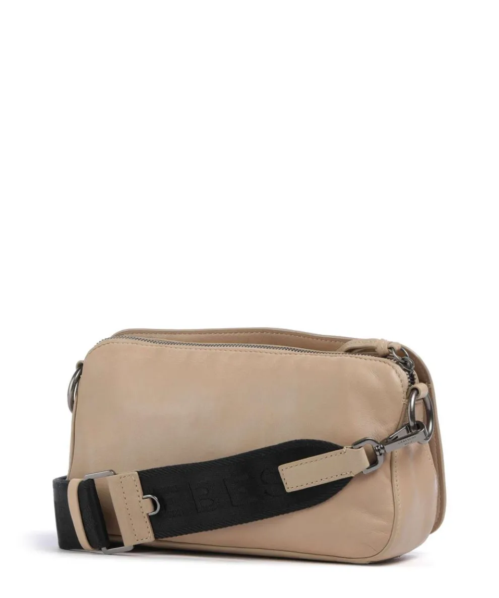 Clarice Sheep Natural Crossbody bag sheepskin leather beige