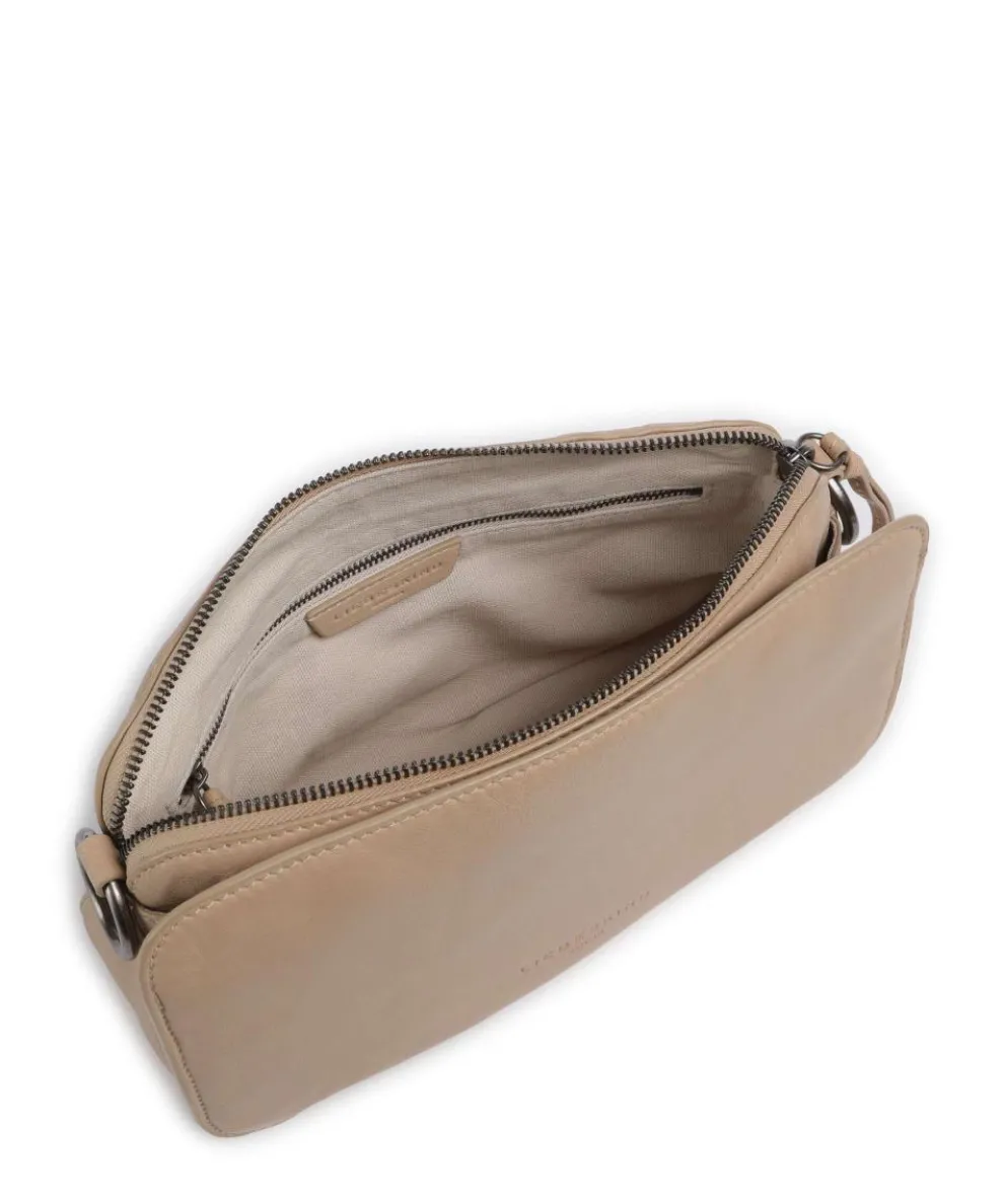 Clarice Sheep Natural Crossbody bag sheepskin leather beige