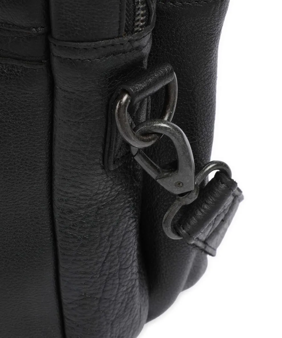 Clean Briefcase 15″ leather black