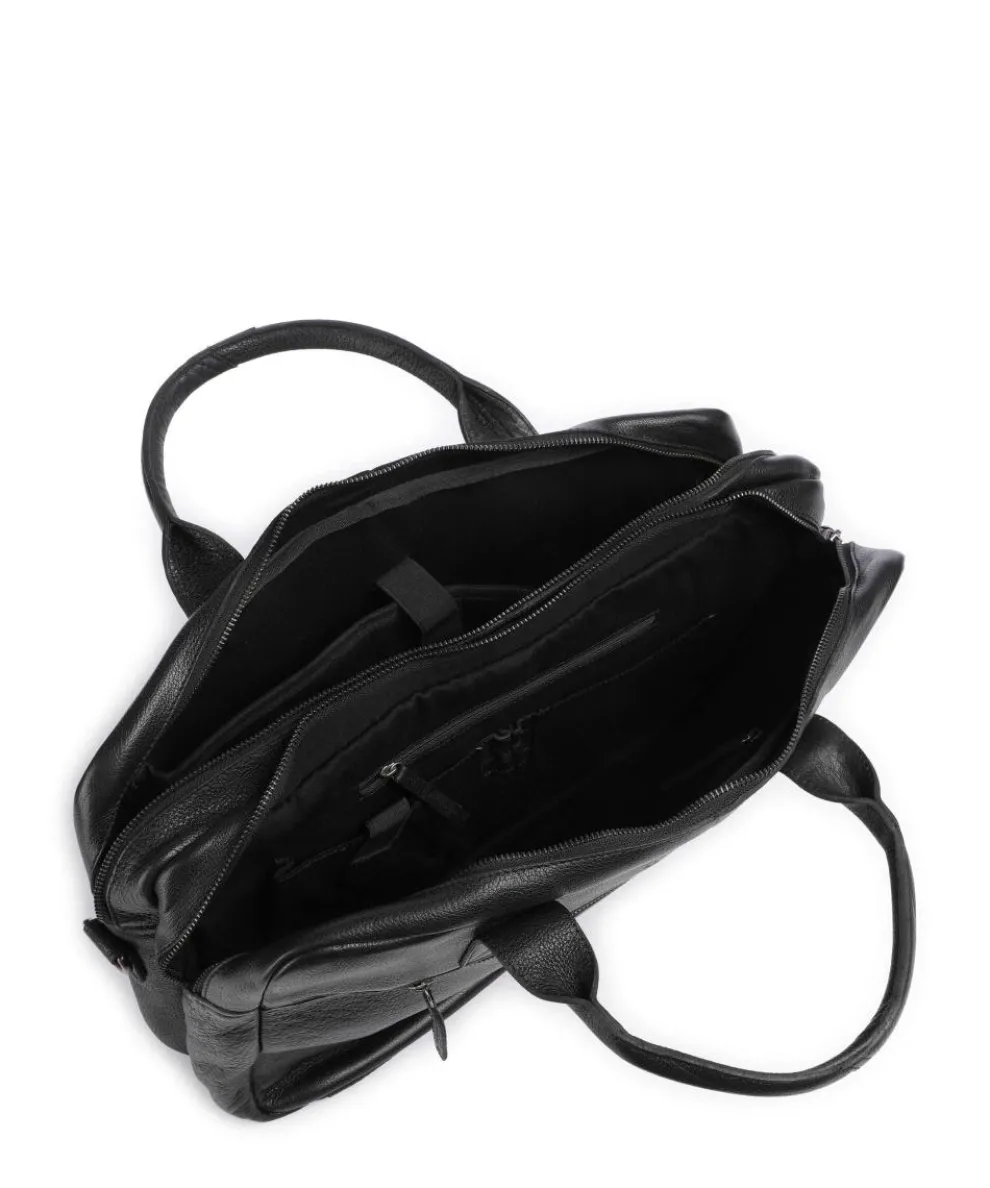 Clean Briefcase 15″ leather black