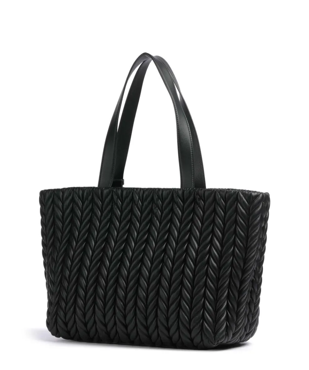 K/Pillow Tote bag imitation leather black