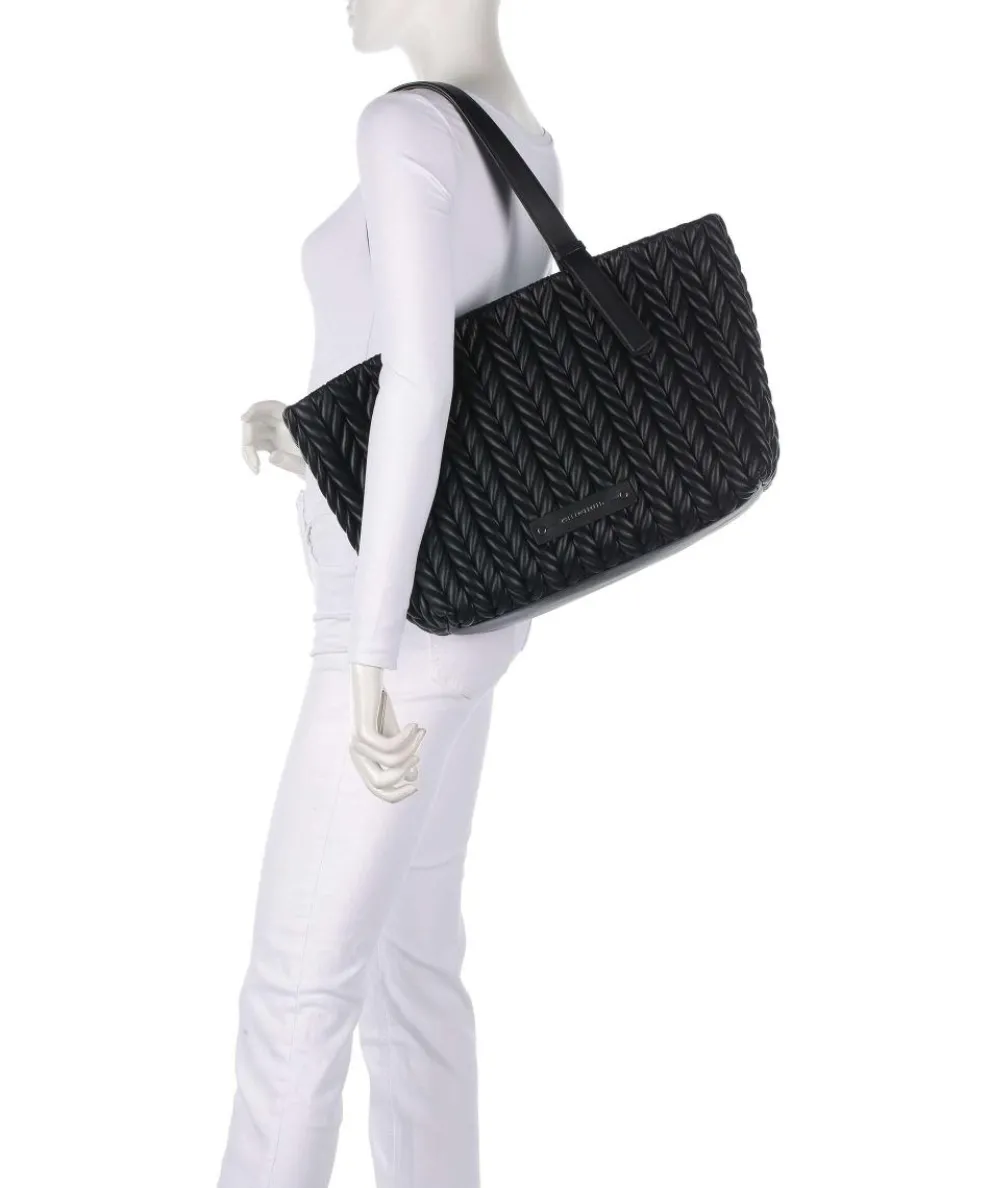 K/Pillow Tote bag imitation leather black