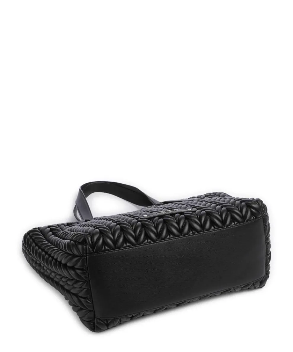 K/Pillow Tote bag imitation leather black