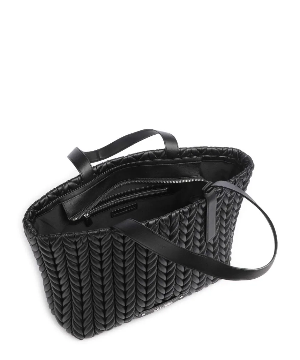 K/Pillow Tote bag imitation leather black