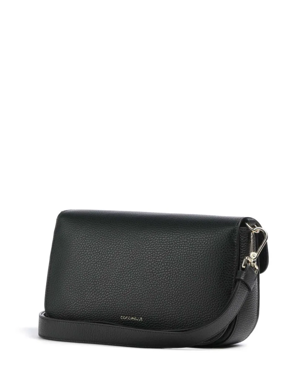 C-Me Crossbody bag grained cow leather black