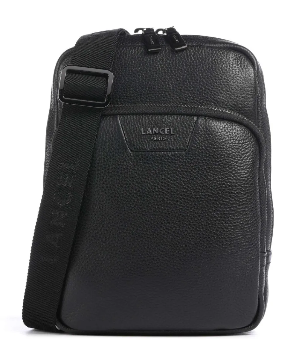 Côme Crossbody bag grained cow leather black