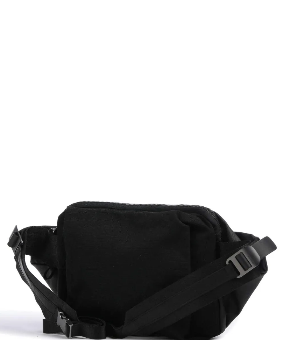 Coated Canvas Isarau Fanny pack cotton black