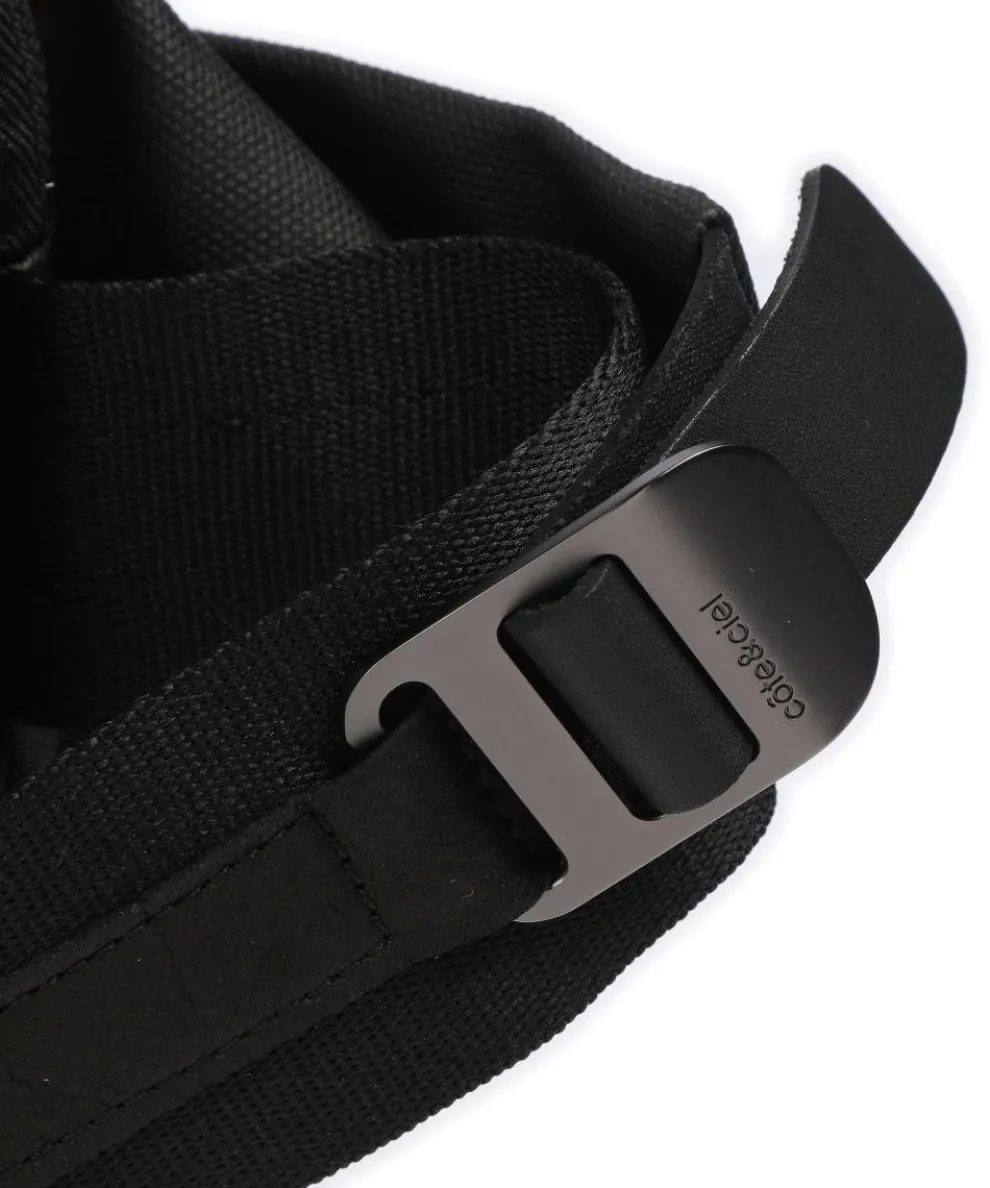 Coated Canvas Isarau Fanny pack cotton black