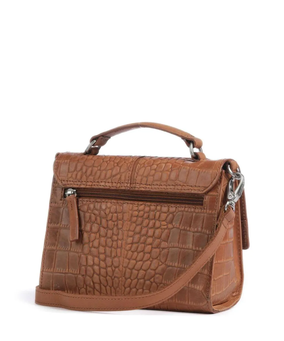 Cool Colbie Crossbody bag embossed leather cognac