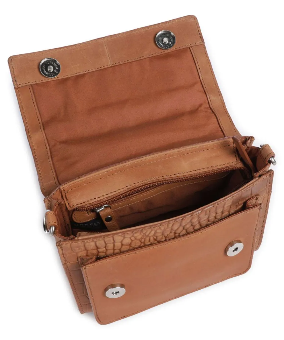 Cool Colbie Crossbody bag embossed leather cognac