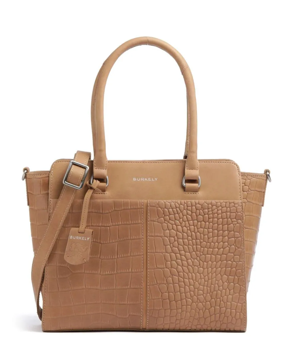 Cool Colbie Handbag embossed leather light brown