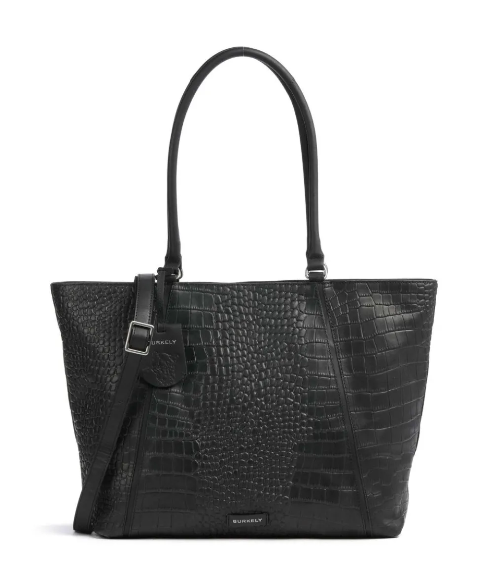 Cool Colbie Tote bag 15″ embossed leather black