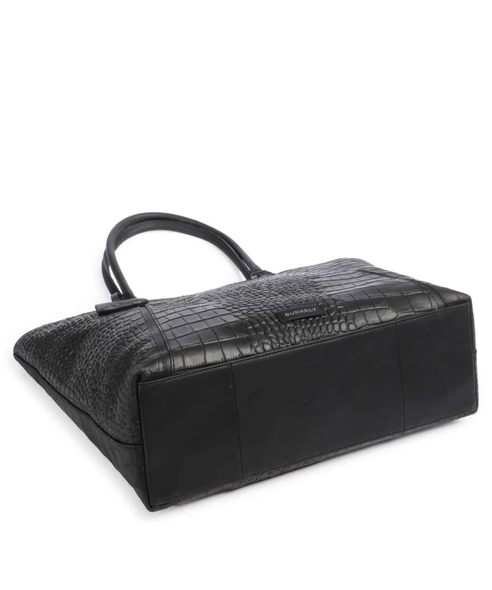 Cool Colbie Tote bag 15″ embossed leather black