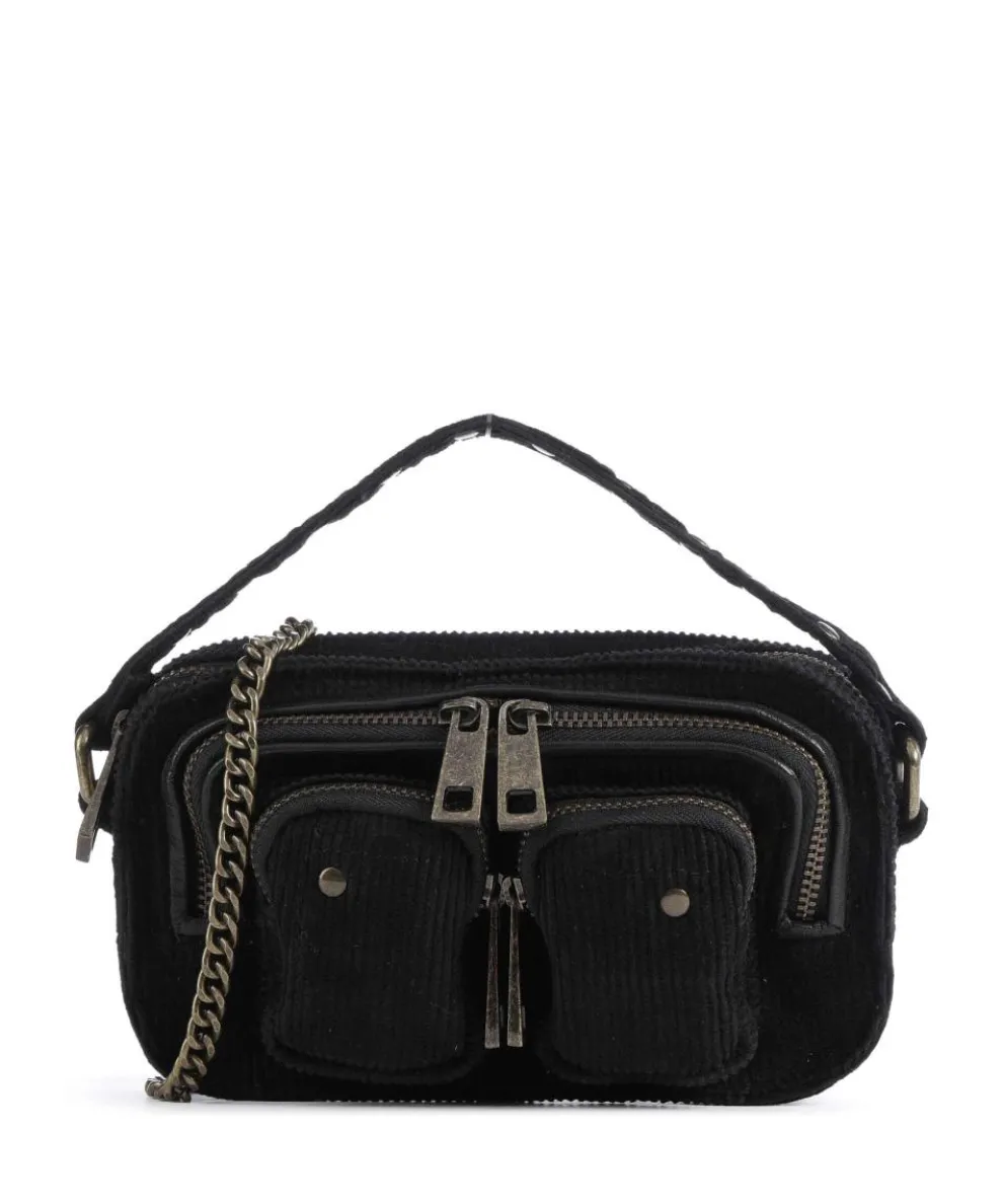 Corduroy Helena Crossbody bag cotton black
