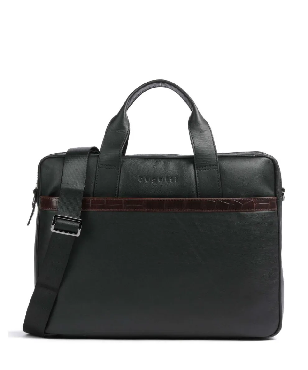 Corso Deluxe Briefcase 15″ nappa leather black