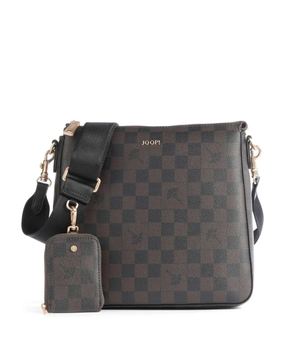 Cortina Piazza Jasmina Crossbody bag imitation leather dark brown