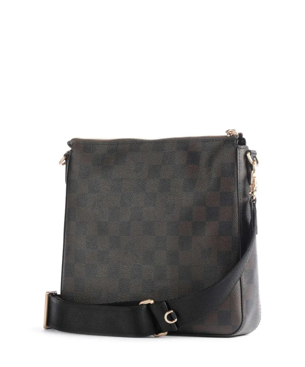 Cortina Piazza Jasmina Crossbody bag imitation leather dark brown